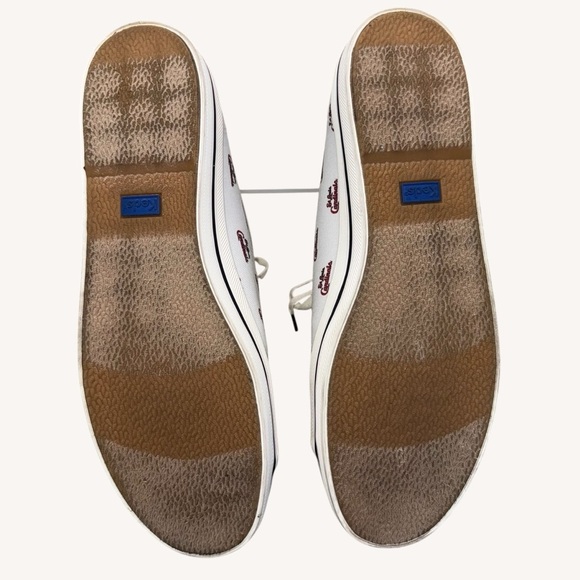 Women's Keds White St. Louis Cardinals Kickstart Repeat Logo Sneakers Size 10 - Picture 6 of 10